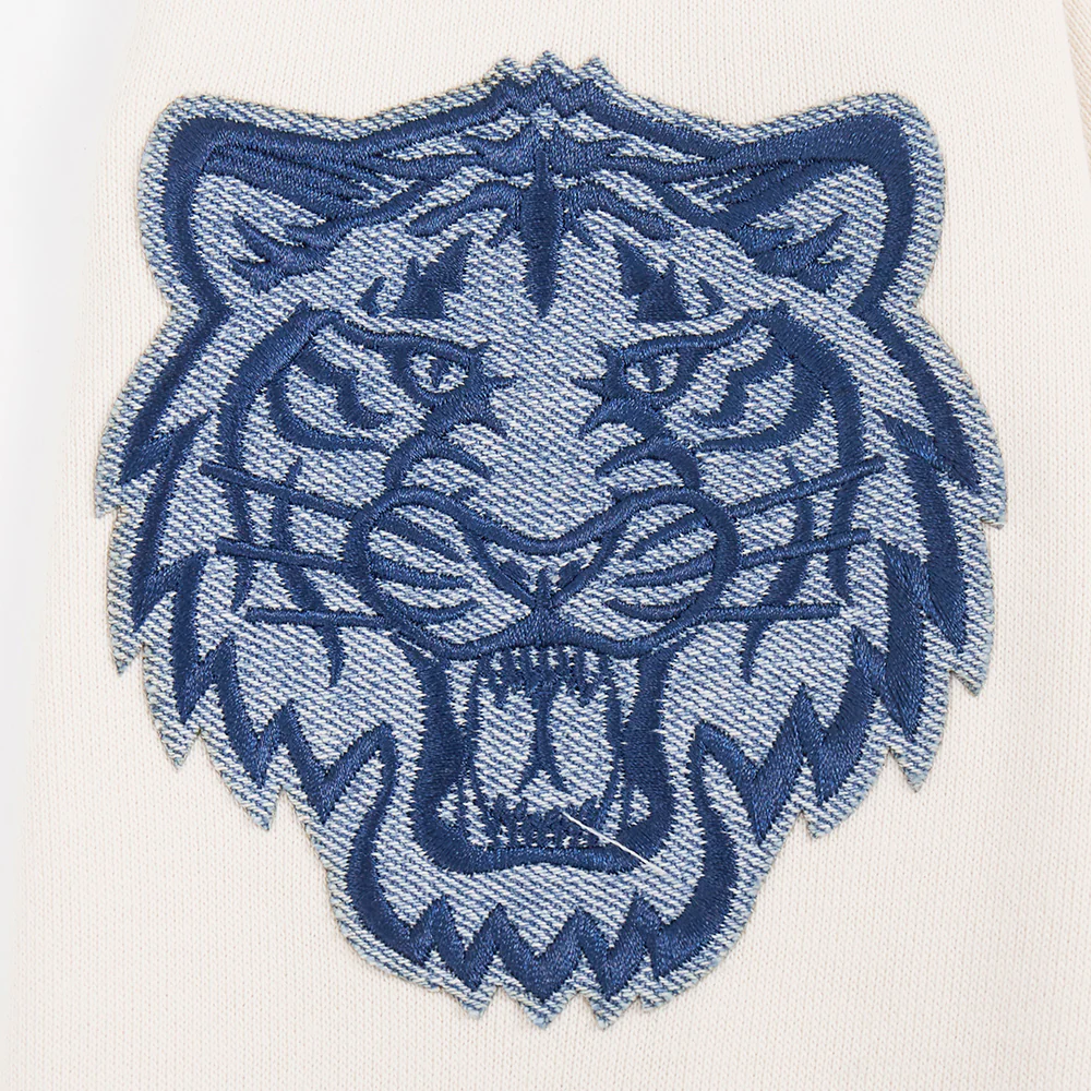 MLB DETROIT TIGERS VARSITY BLUES MEN'S PULLOVER HOODIE (LINEN) - Image 6