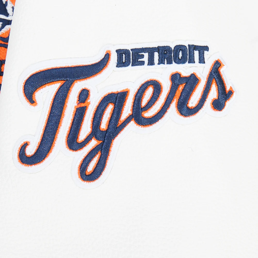 MLB DETROIT TIGERS CITY ARCH MEN'S WOOL VARSITY JACKET (MIDNIGHT NAVY/WHITE) - Image 5