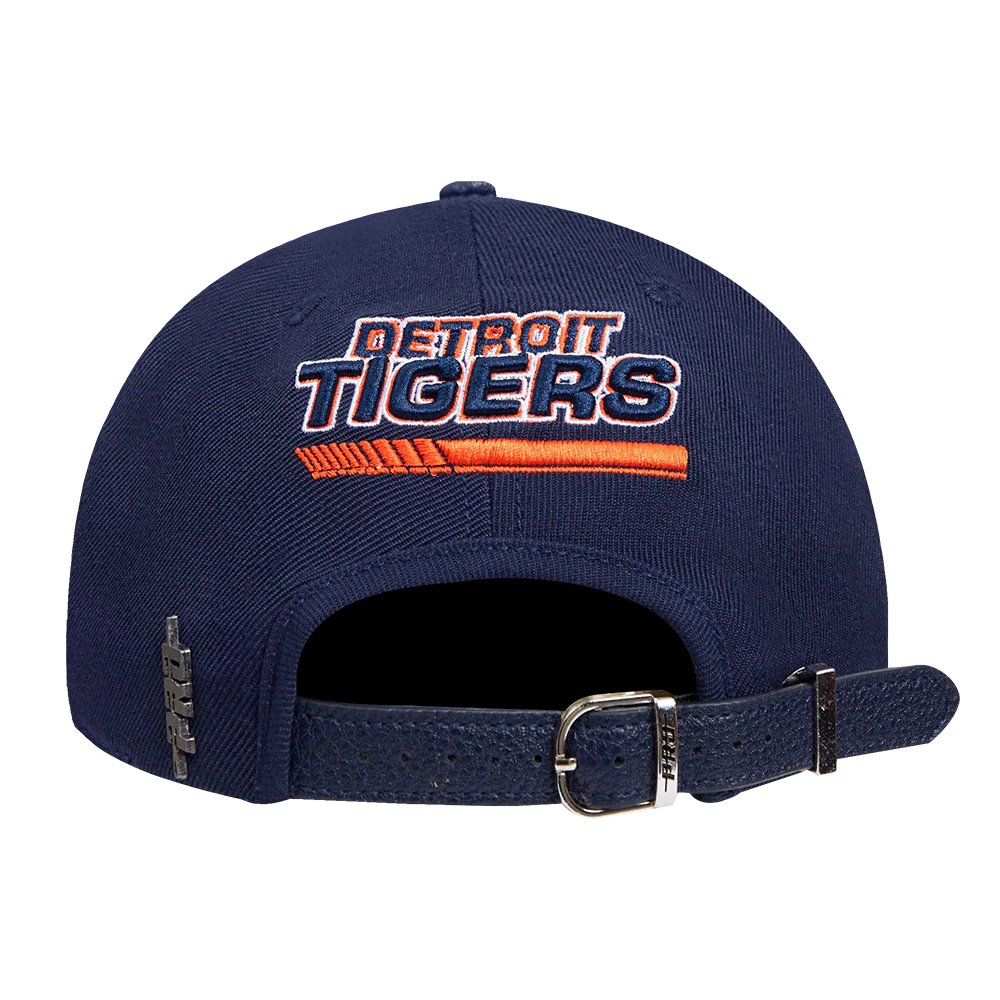 MLB DETROIT TIGERS FAST LANE LOGO WOOL STRAPBACK (MIDNIGHT NAVY) - Image 5