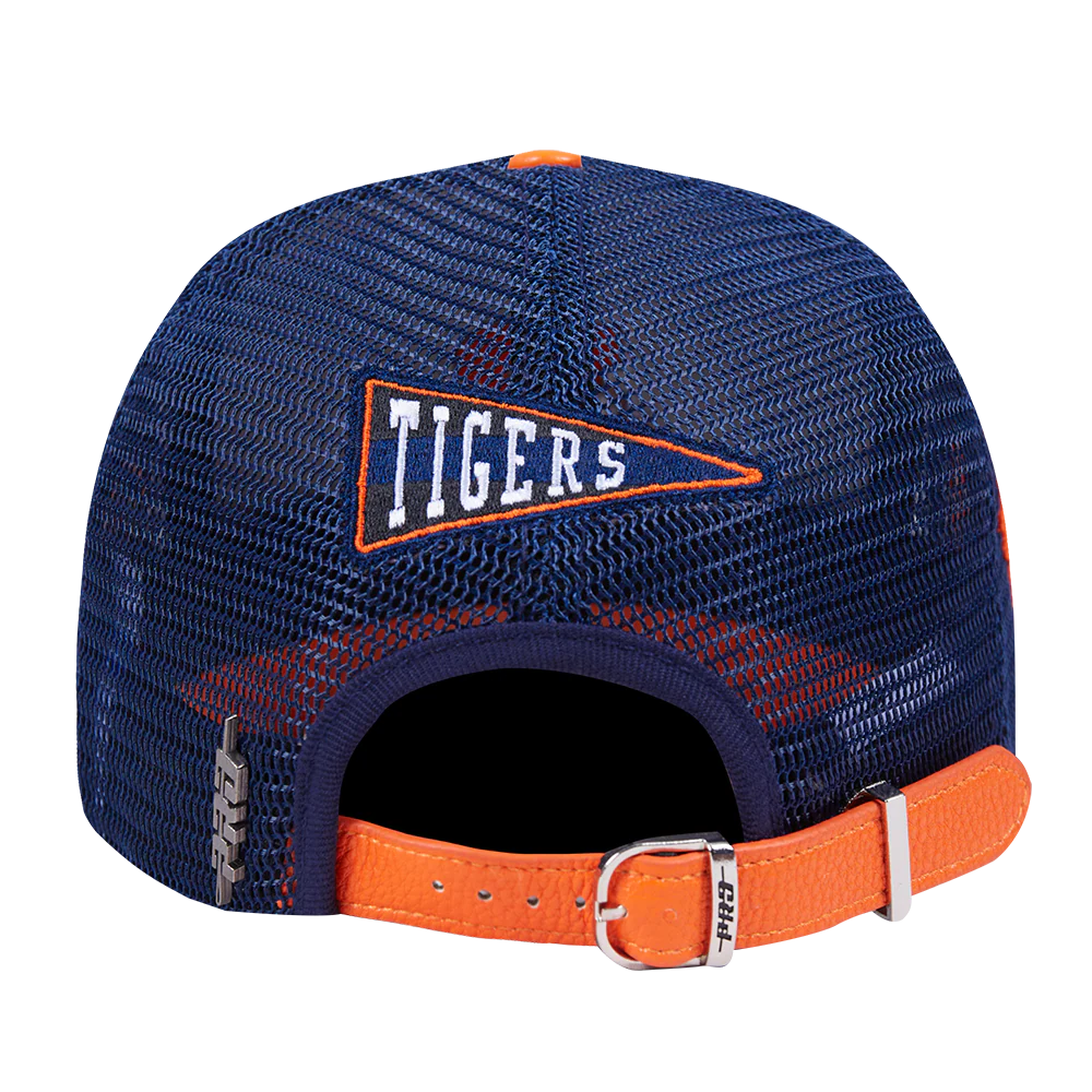 MLB DETROIT TIGERS TEAM PENNANTS MEN'S PINCH FRONT TRUCKER LEATHER S (MIDNIGHT NAVY) - Image 4
