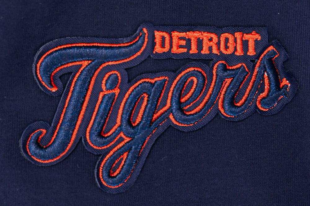 MLB DETROIT TIGERS SCRIPT TAIL WOMEN'S SINGLE JERSEY BOXY TOP (MIDNIGHT NAVY) - Image 5