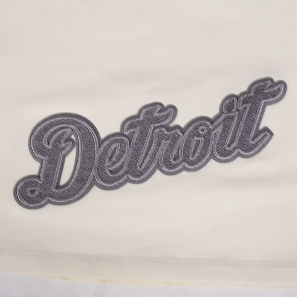 MLB DETROIT TIGERS REVERSE FRENCH TERRY WOMEN'S SINGLE JERSEY BOXY TOP (EGGSHELL) - Image 10
