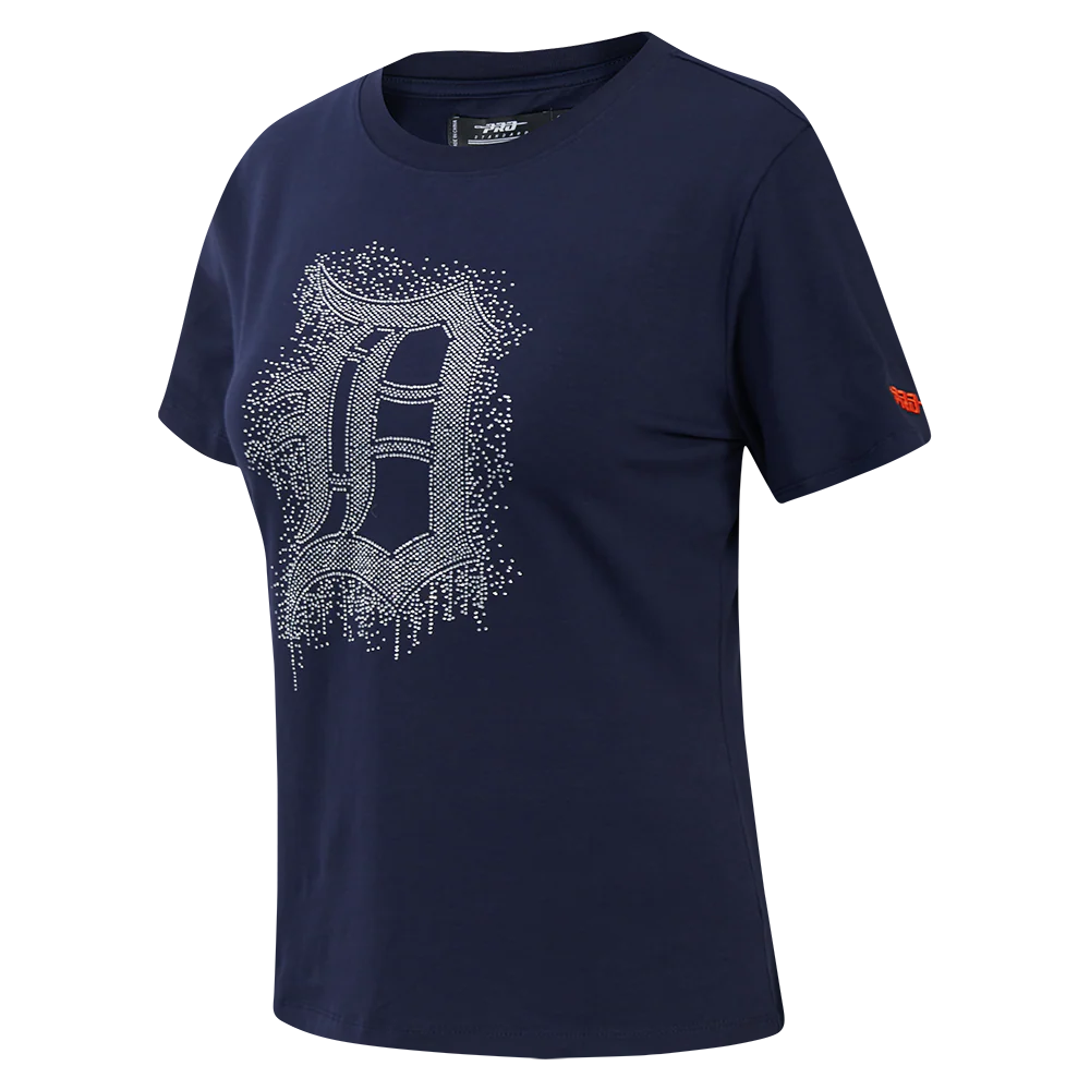 MLB DETROIT TIGERS LEGACY WOMEN'S SJ SLIM FIT TEE (MIDNIGHT NAVY) - Image 5