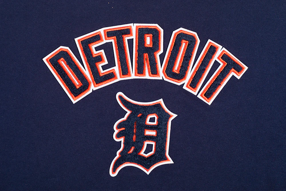 MLB DETROIT TIGERS CLASSIC WOMEN'S CREWNECK (MIDNIGHT NAVY) - Image 6
