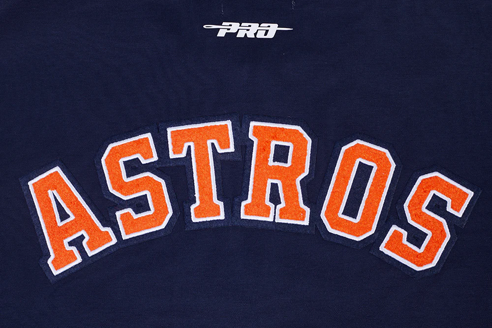 MLB HOUSTON ASTROS CLASSIC MEN'S WARM UP JACKET (MIDNIGHT NAVY/ORANGE) - Image 8