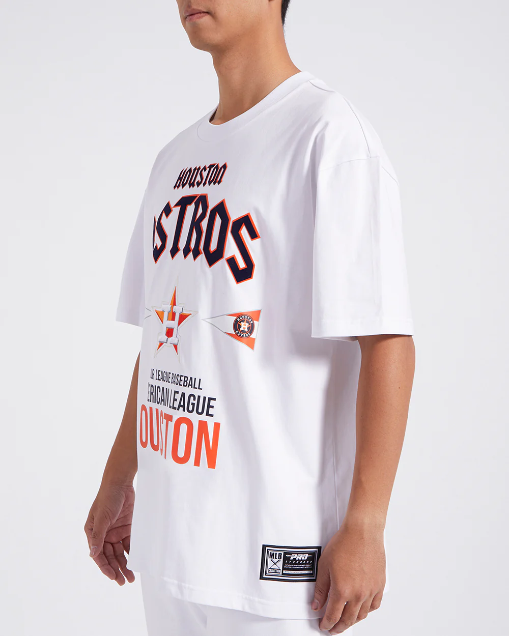 MLB HOUSTON ASTROS CITY TOUR CJ DROP SHOULDER TEE (WHITE) - Image 2