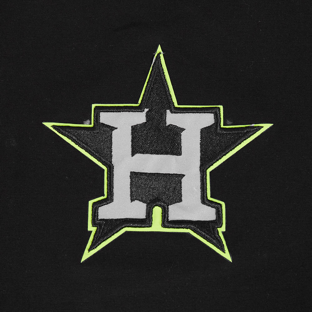 MLB HOUSTON ASTROS UNDER THE LIGHTS MEN'S SINGLE JERSEY TOP (BLACK) - Image 11