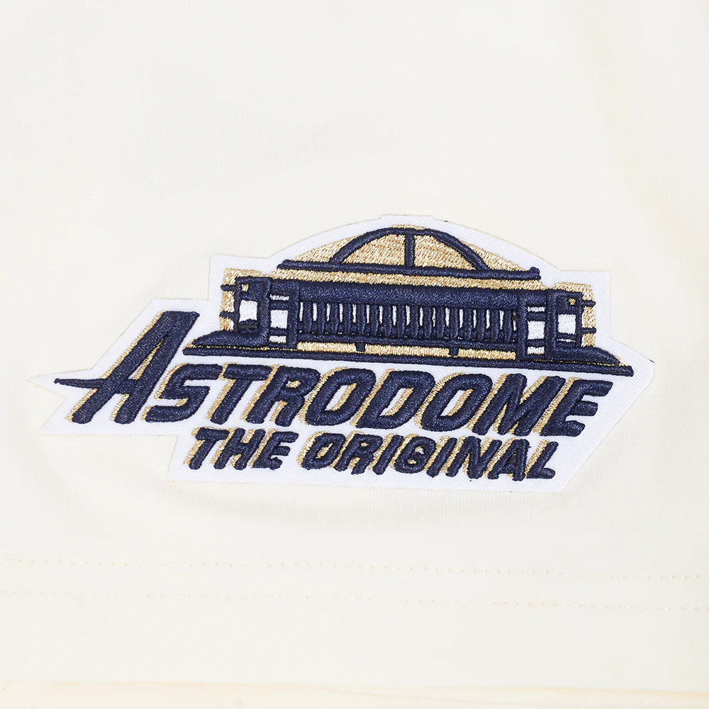 MLB HOUSTON ASTROS RETRO CASCADE MEN'S RINGER TOP (EGGSHELL/ MIDNIGHT NAVY) - Image 5