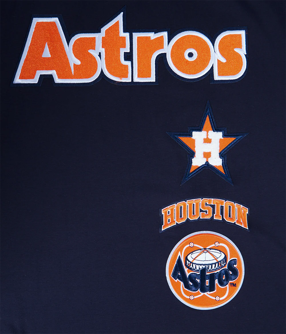 MLB HOUSTON ASTROS RETRO CLASSIC MEN'S STRIPED TOP (MIDNIGHT NAVY) - Image 5