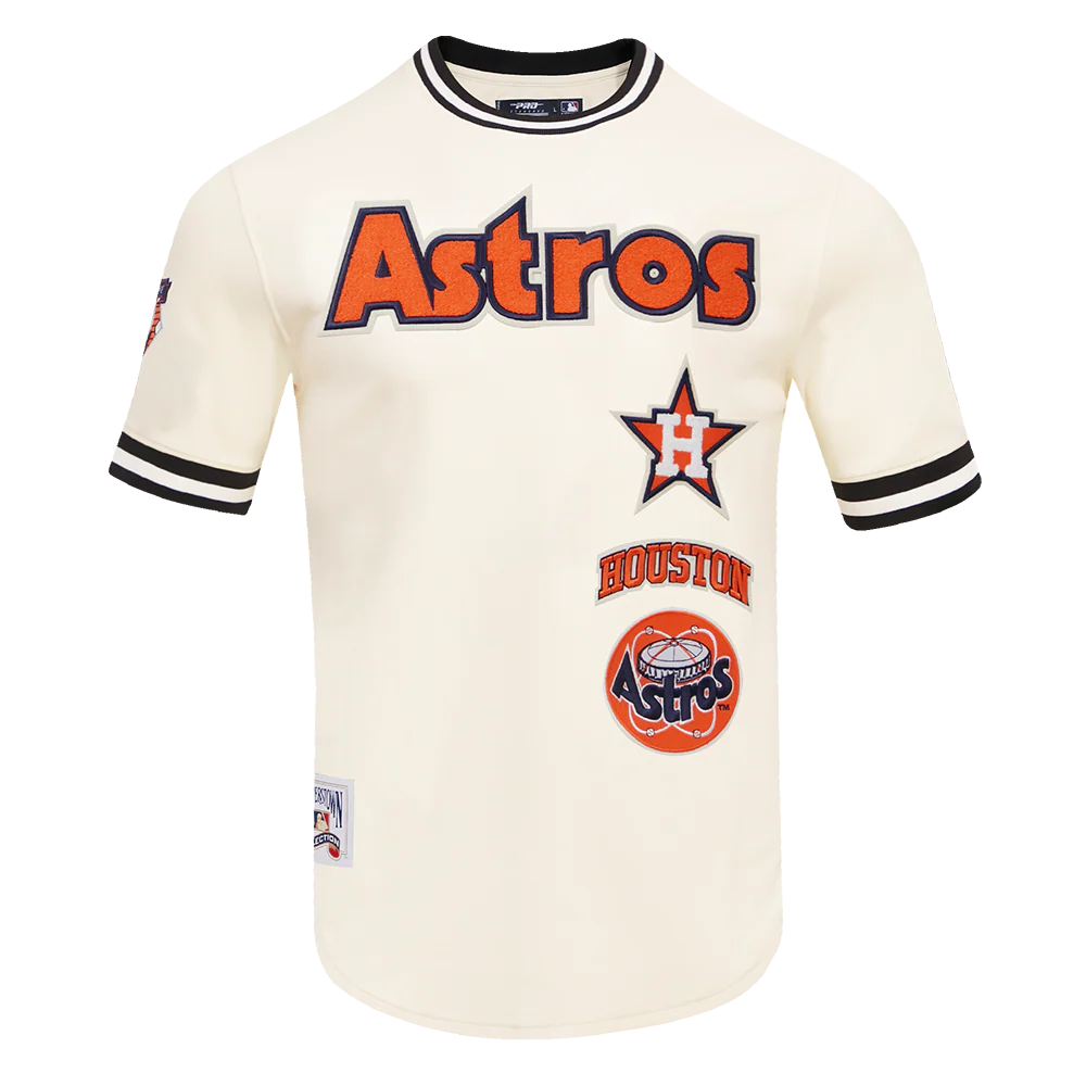 MLB HOUSTON ASTROS RETRO CLASSIC MEN'S TOP (EGGSHELL/ MIDNIGHT NAVY)