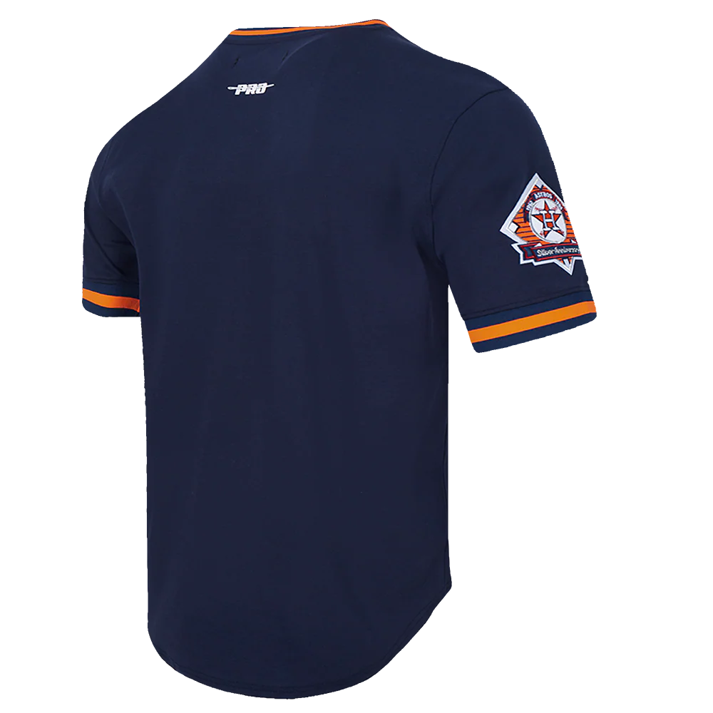MLB HOUSTON ASTROS RETRO CLASSIC MEN'S TOP (MIDNIGHT NAVY/ORANGE/MIDNIGHT NAVY) - Image 4