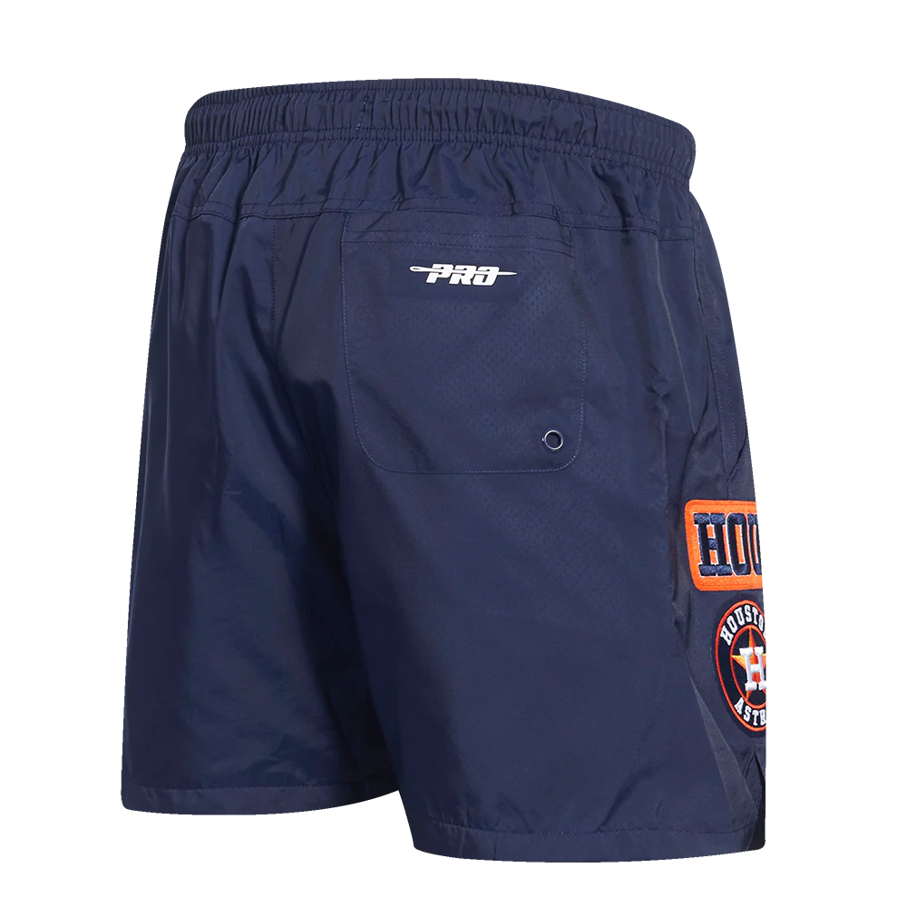 MLB HOUSTON ASTROS AREA CODE MEN'S WOVEN SHORT (MIDNIGHT NAVY) - Image 3