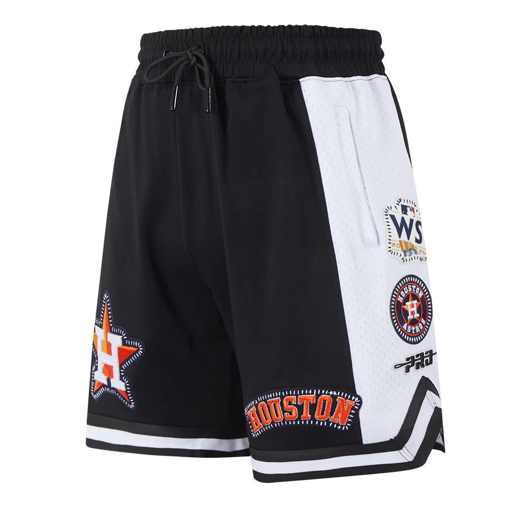 MLB HOUSTON ASTROS DIY PICK STITCH MEN'S DOUBLE KNIT 2.0 SHORT (BLACK) - Image 7