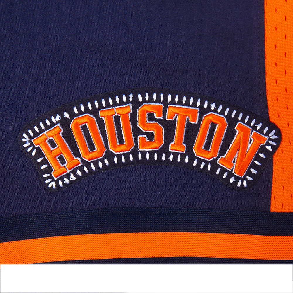 MLB HOUSTON ASTROS DIY PICK STITCH MEN'S DOUBLE KNIT 2.0 SHORT (MIDNIGHT NAVY/ORANGE/MIDNIGHT NAVY) - Image 12