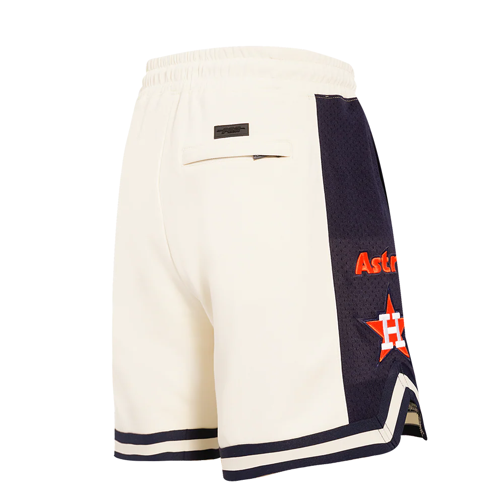 MLB HOUSTON ASTROS RETRO CLASSIC MEN'S 2.0 SHORT (EGGSHELL/ MIDNIGHT NAVY) - Image 4