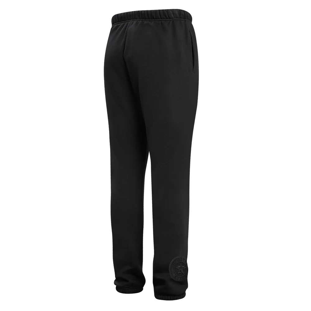MLB HOUSTON ASTROS NEUTRAL FLEECE SWEATPANT (BLACK) - Image 4