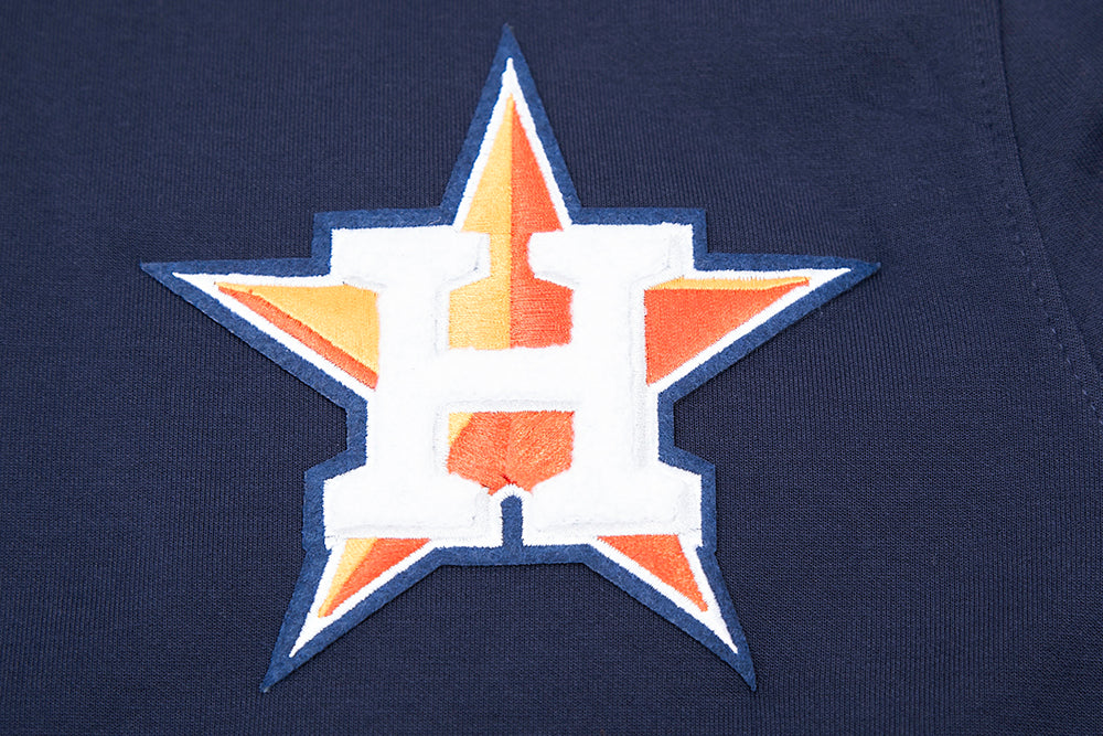 MLB HOUSTON ASTROS CLASSIC CHENILLE MEN'S PULLOVER HOODIE (MIDNIGHT NAVY) - Image 5