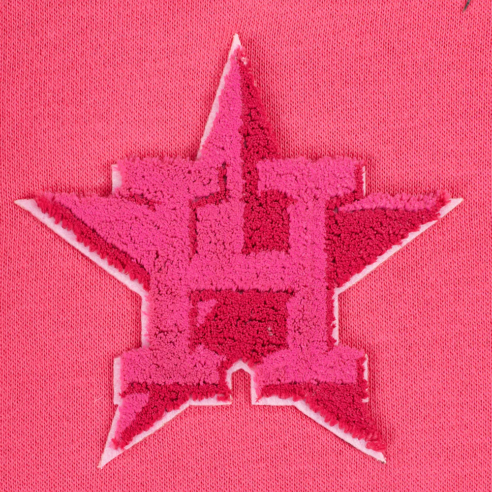 MLB HOUSTON ASTROS TRIPLE PINK BIG GIRLS FLEECE PO HOODIE (BEETROOT PURPLE) - Image 5