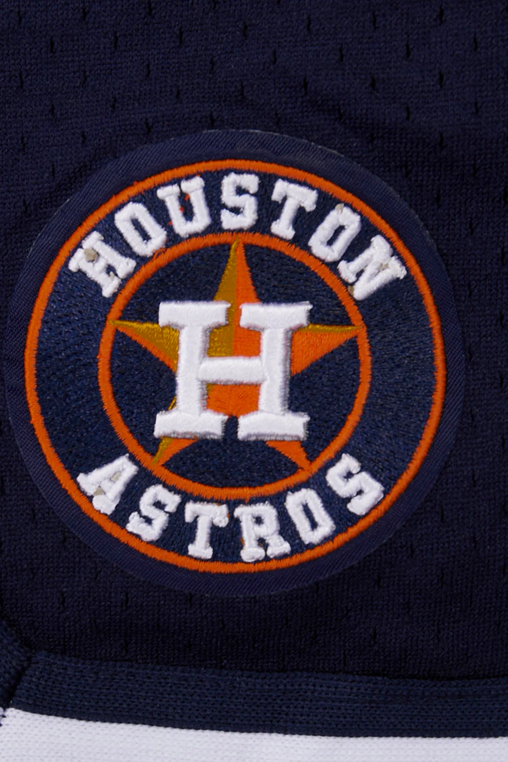 MLB HOUSTON ASTROS SCRIPT TAIL WOMEN'S MESH TAPE SHORT (MIDNIGHT NAVY) - Image 5