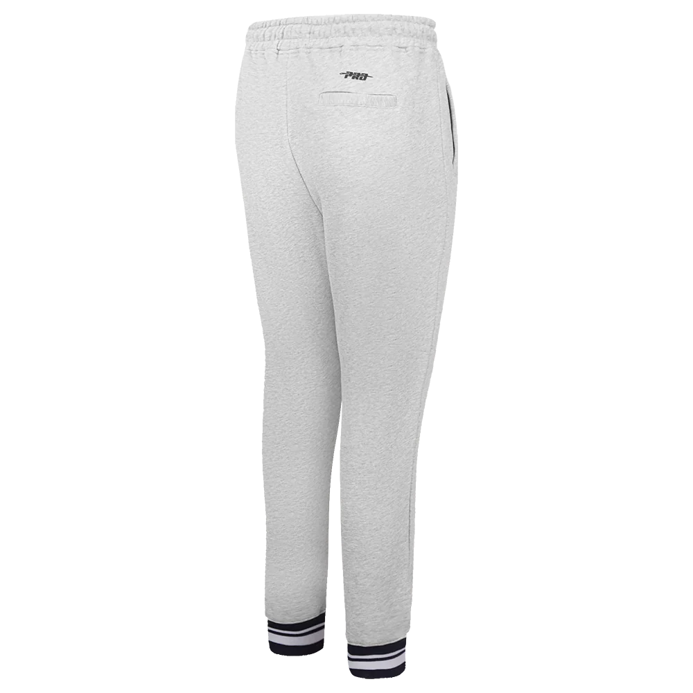 MLB HOUSTON ASTROS PRO PREP W RIB FLEECE WOMEN'S SWEATPANT (HEATHER GREY/MIDNIGHT NAVY) - Image 3