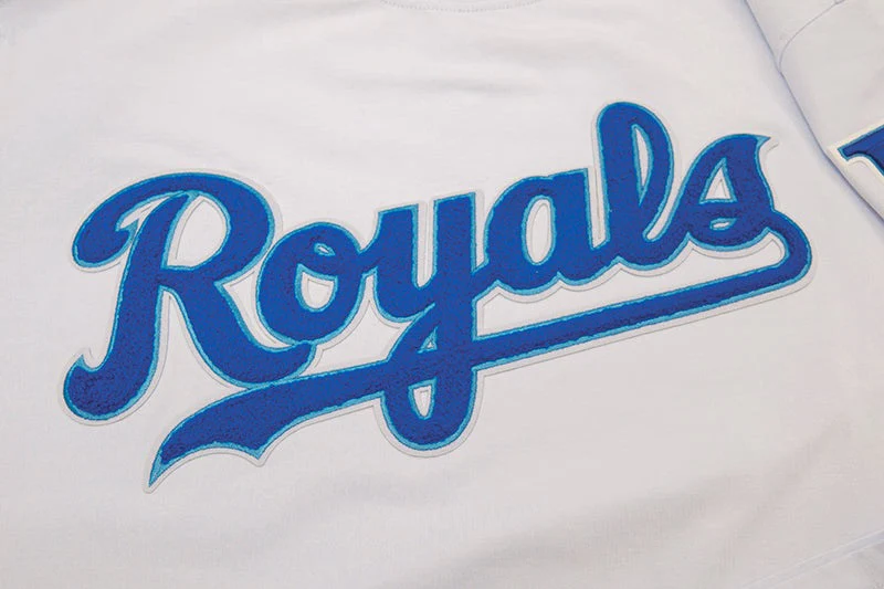 MLB KANSAS CITY ROYALS CLASSIC CHENILLE MEN'S TOP (WHITE) - Image 5