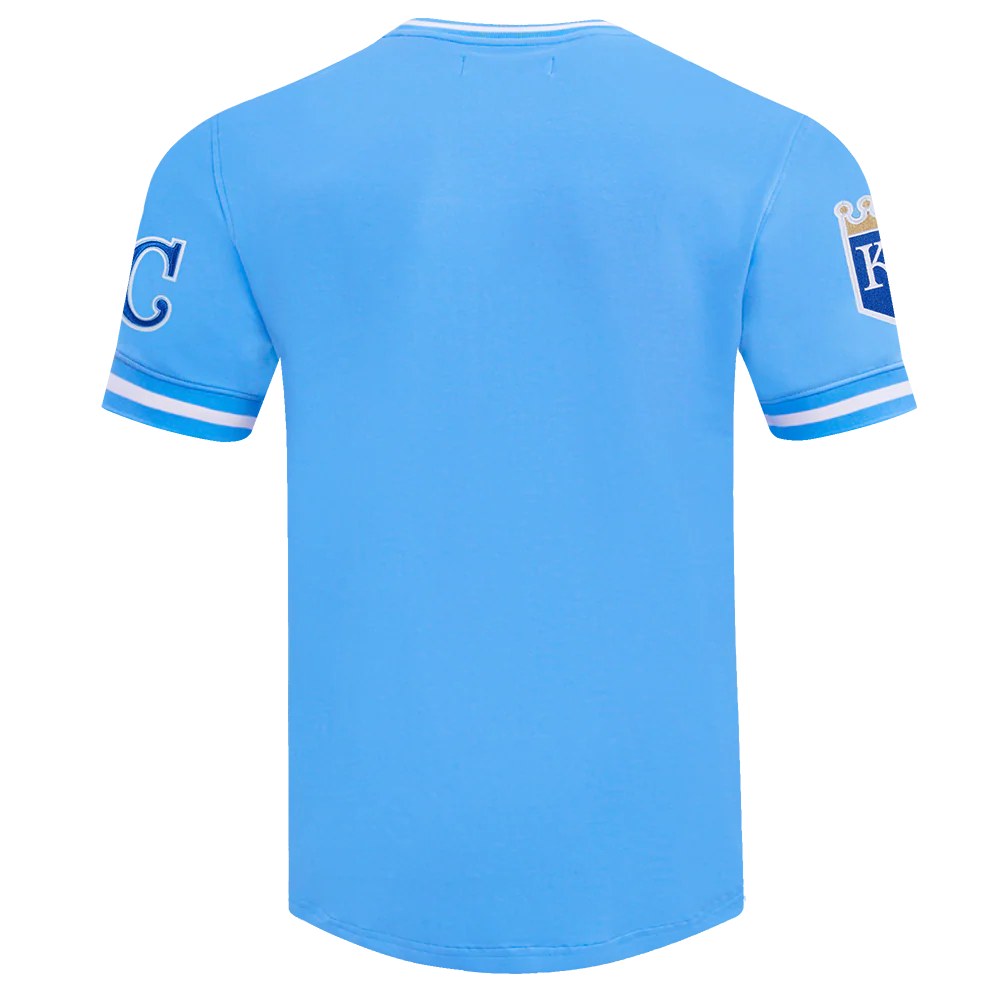 MLB KANSAS CITY ROYALS CLASSIC CHENILLE MEN'S TOP (UNIVERSITY BLUE) - Image 3