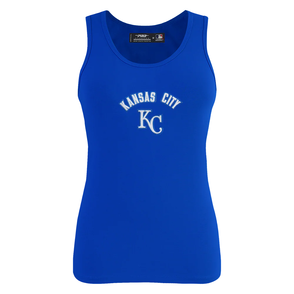 MLB KANSAS CITY ROYALS CLASSIC WOMEN'S RELAXED FIR RACERBACK (ROYAL BLUE)