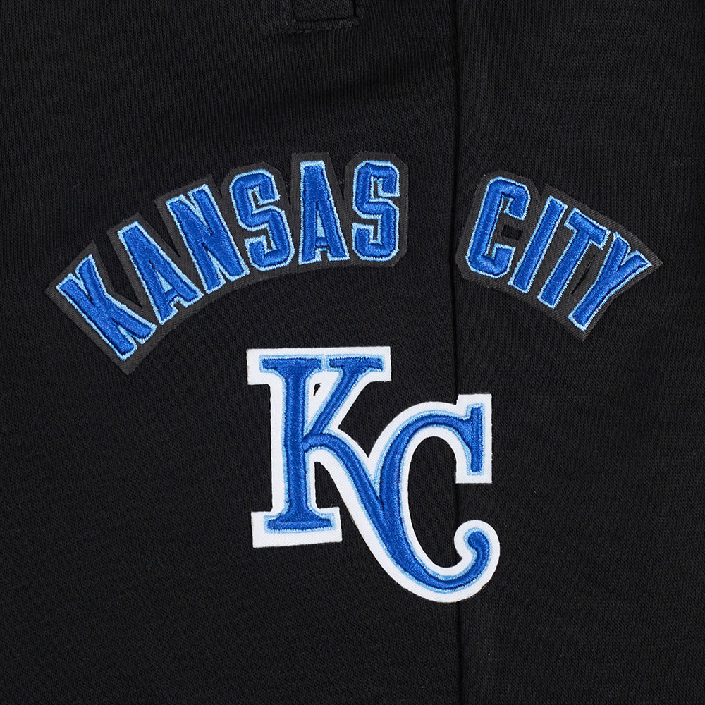 MLB KANSAS CITY ROYALS CLASSIC WOMEN'S FLEECE SWEATPANT (BLACK) - Image 5