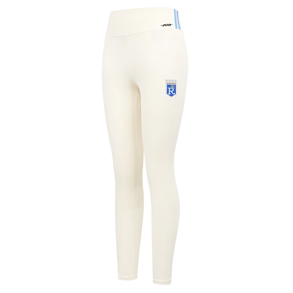MLB KANSAS CITY ROYALS RETRO CLASSIC WOMEN'S JERSEY LEGGING (EGGSHELL)