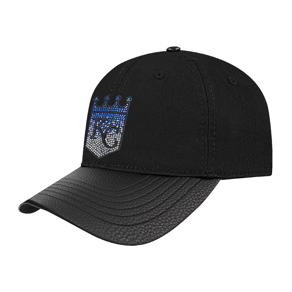 MLB KANSAS CITY ROYALS JEWELS WOMEN'S DAD HAT (BLACK) - Image 2