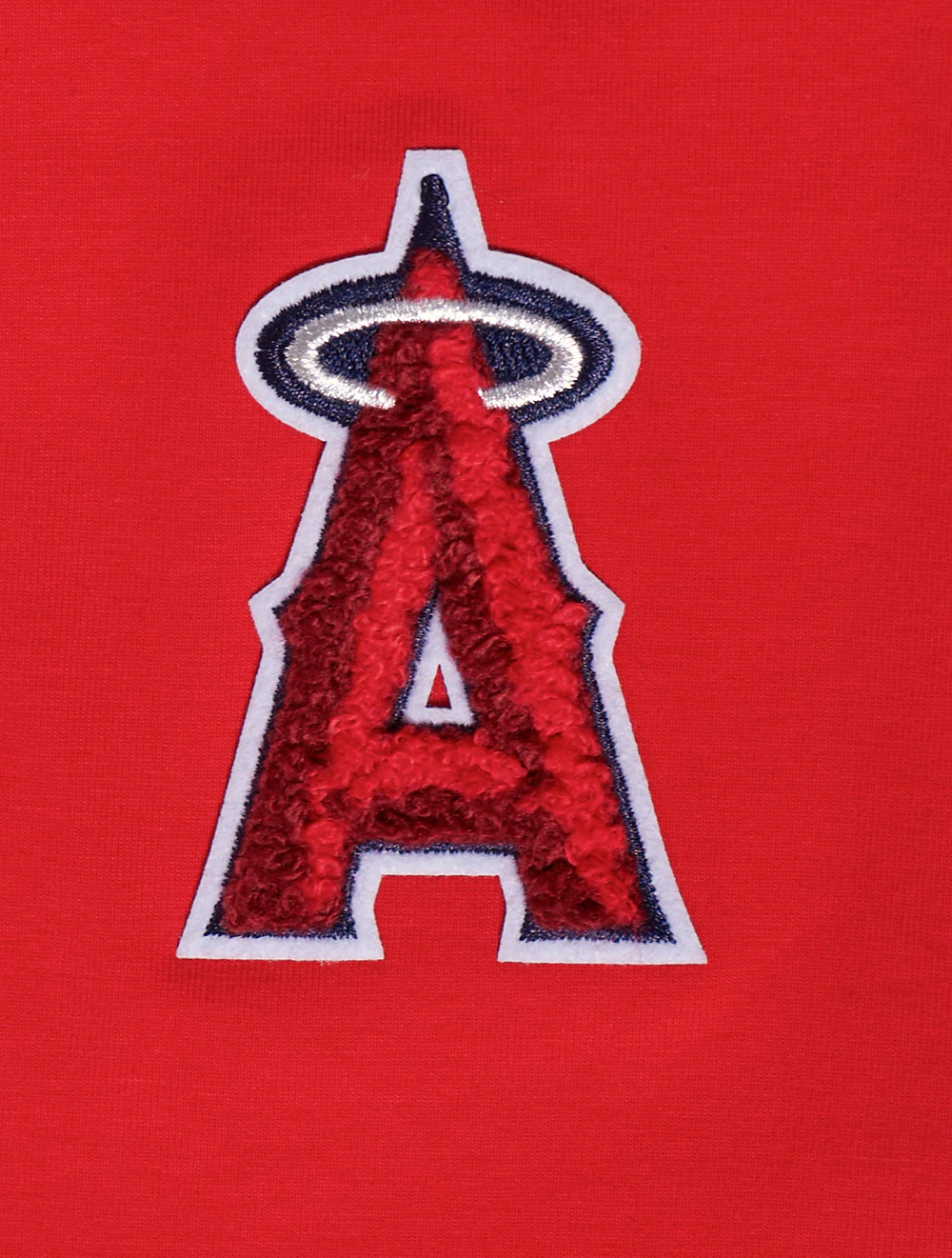 MLB LOS ANGELES ANGELS CLASSIC SINGLE JERSEY BOXY TEE (RED) - Image 5