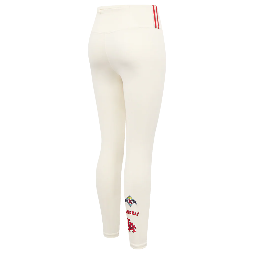 MLB LOS ANGELES ANGELS RETRO CLASSIC WOMEN'S JERSEY LEGGING (EGGSHELL) - Image 3