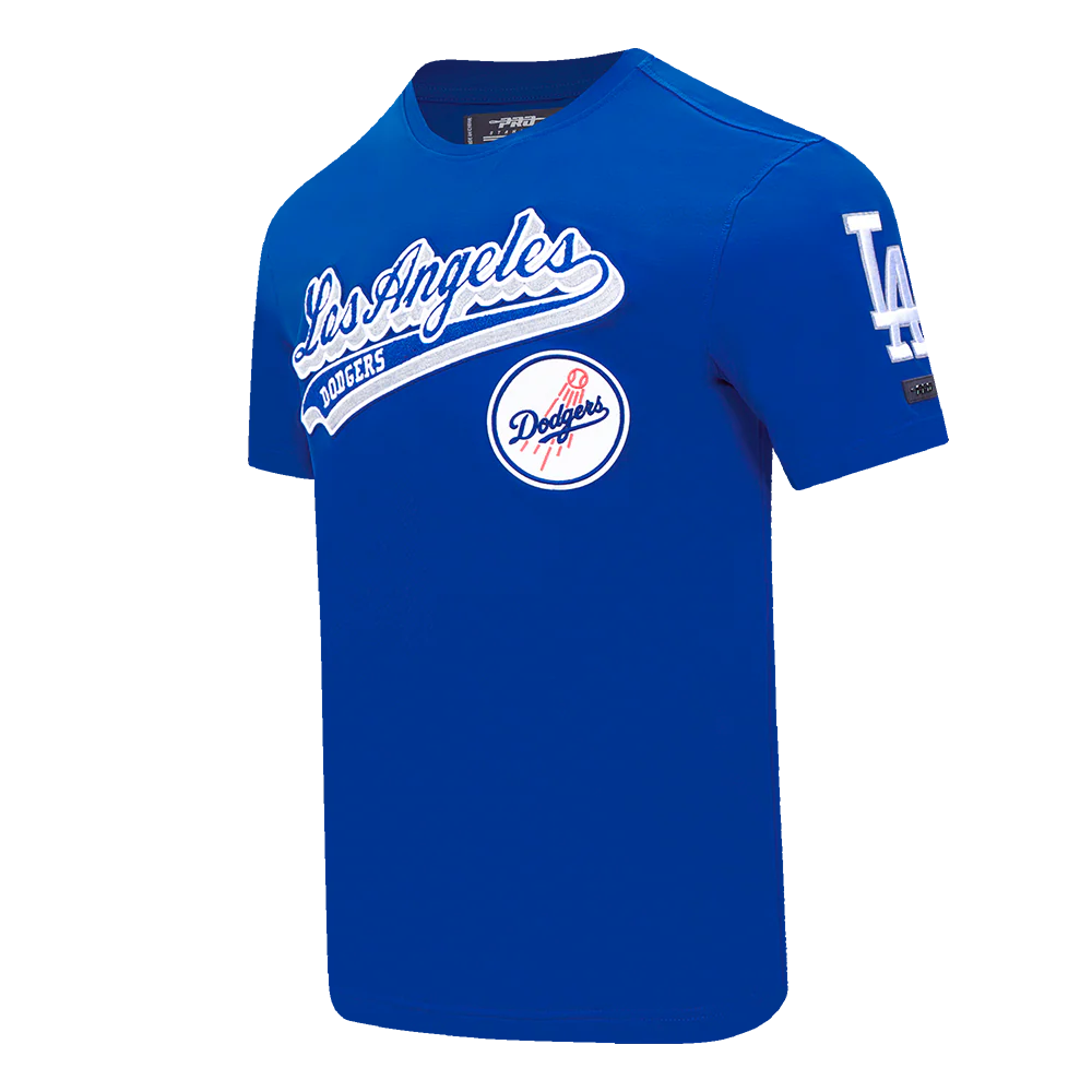 MLB LOS ANGELES DODGERS SCRIPT TAIL MEN'S TOPS (DODGER BLUE) - Image 2
