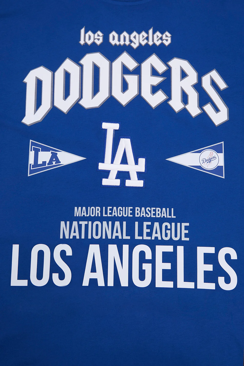 MLB LOS ANGELES DODGERS CITY TOUR COTTON JERSEY MEN'S DROP SHOULDER TEE (DODGER BLUE) - Image 6