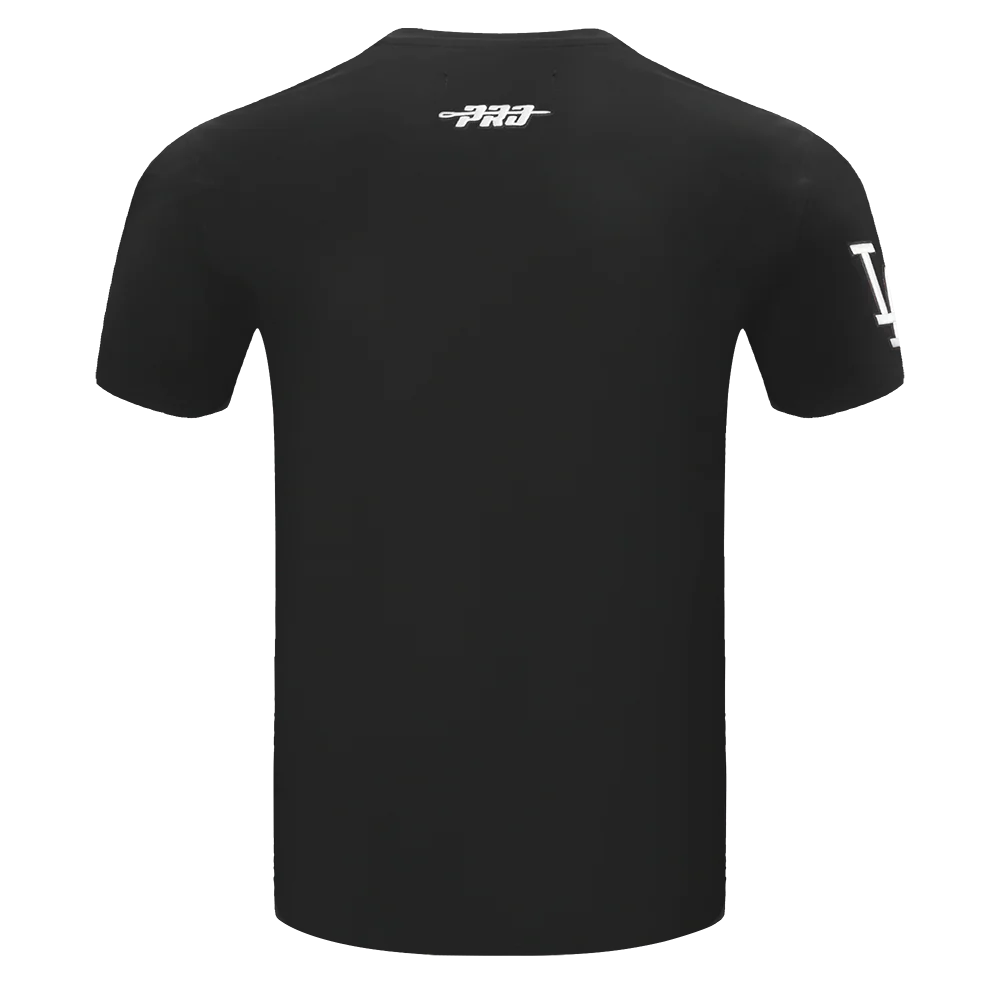 MLB LOS ANGELES DODGERS TEAM PENNATS MEN'S WORDMARK SJ TEE (BLACK) - Image 3