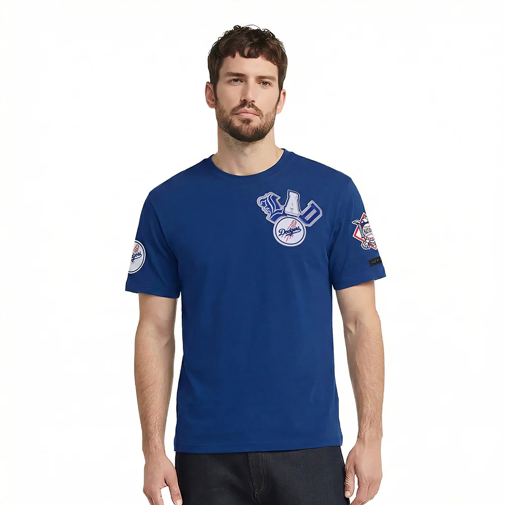 MLB LOS ANGELES DODGERS CITY RANSOM MEN'S SINGLE JERSEY TEE (DODGER BLUE)