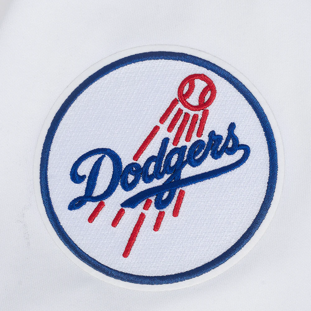 MLB LOS ANGELES DODGERS SOUVENIR MEN'S WARM UP JACKET (WHITE/BLACK) - Image 6