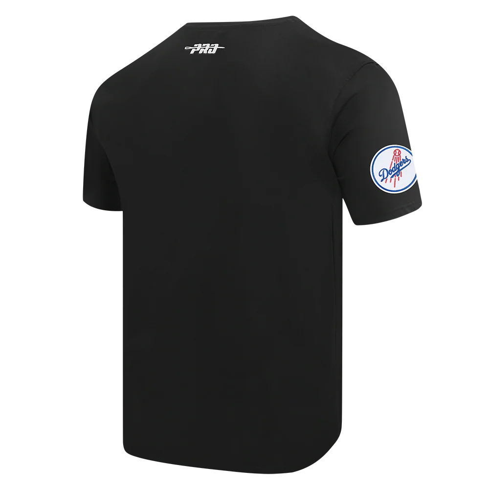 MLB LOS ANGELES DODGERS TEAM BADGE MEN'S SJ TEE (BLACK) - Image 4