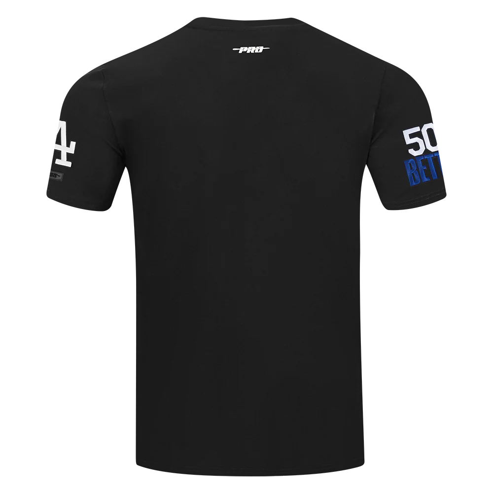 MLB LOS ANGELES DODGERS MOOKIE BETTS #50 REMIX AVATAR MEN'S SJ TEE (BLACK) - Image 3