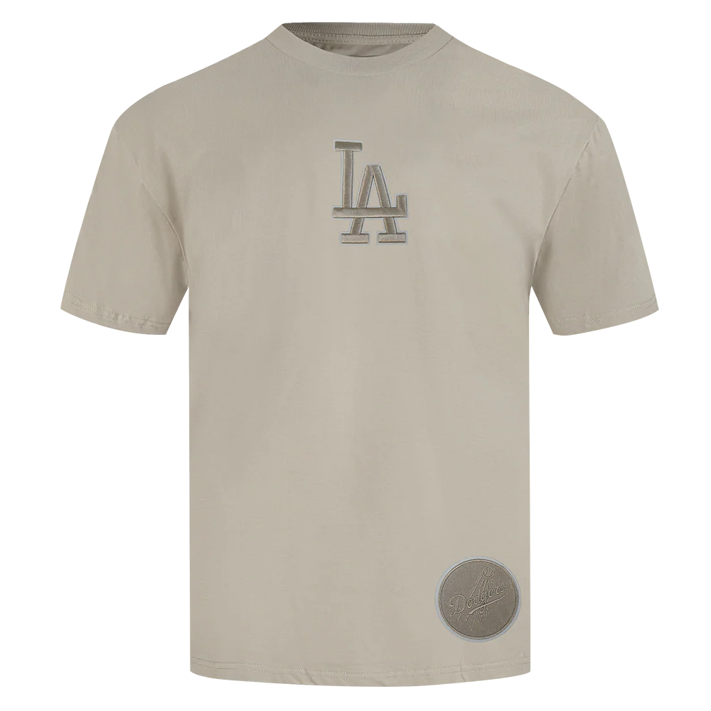 MLB LOS ANGELES DODGERS WINGSPAN MEN'S CJ DROP SHOULDER TEE (TAUPE) - Image 2