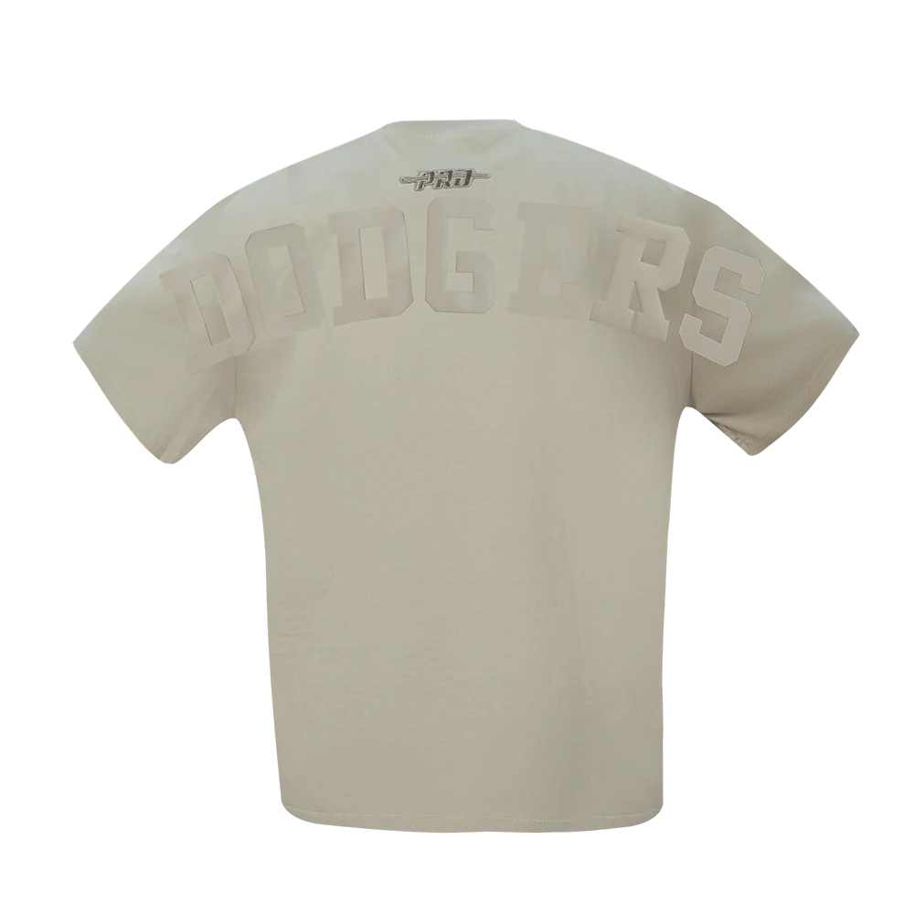 MLB LOS ANGELES DODGERS WINGSPAN MEN'S CJ DROP SHOULDER TEE (TAUPE) - Image 5