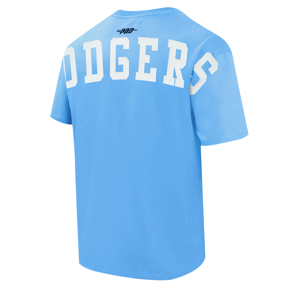 MLB LOS ANGELES DODGERS WINGSPAN MEN'S CJ DROP SHOULDER TEE V2 (UNIVERSITY BLUE) - Image 4