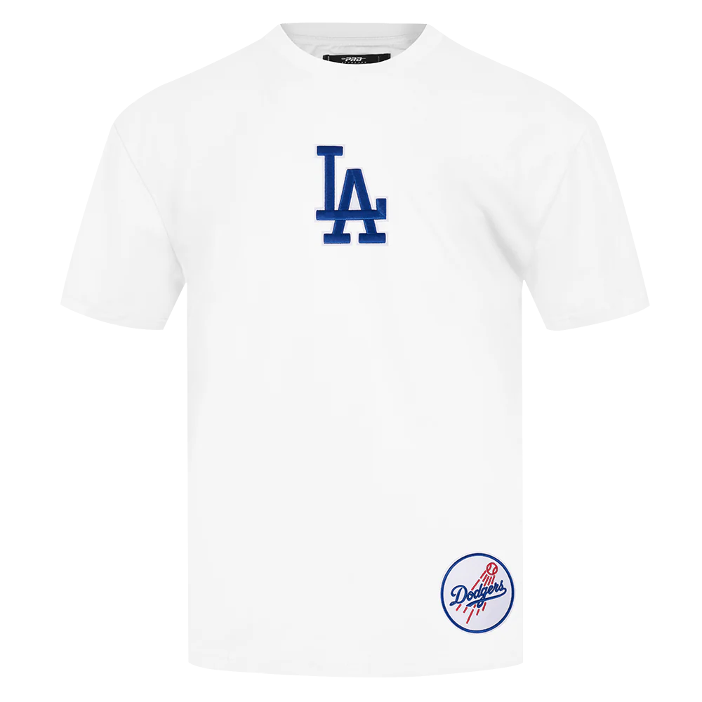 MLB LOS ANGELES DODGERS WINGSPAN MEN'S CJ DROP SHOULDER TEE (WHITE) - Image 2