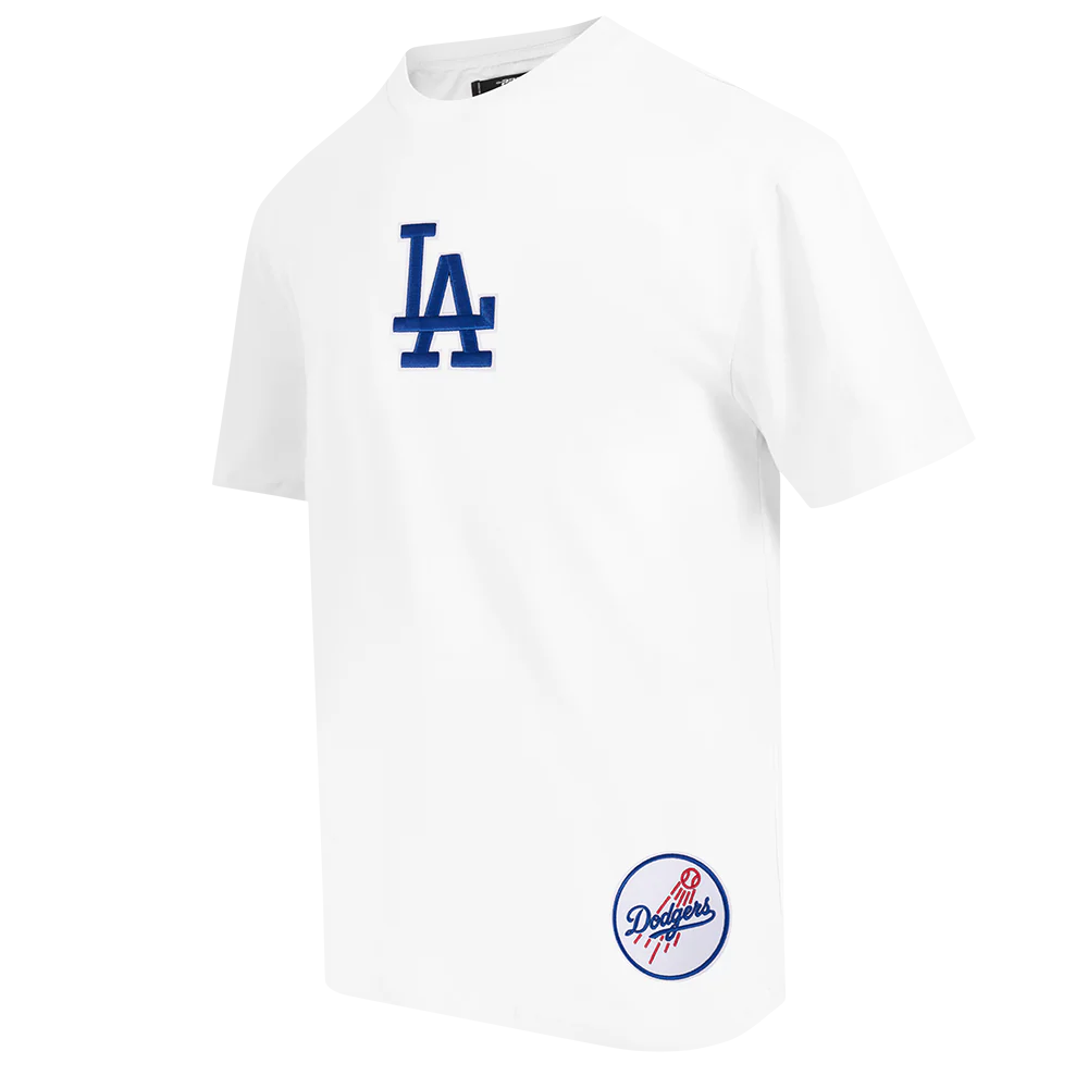 MLB LOS ANGELES DODGERS WINGSPAN MEN'S CJ DROP SHOULDER TEE (WHITE) - Image 3