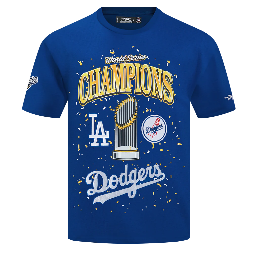 MLB LOS ANGELES DODGERS MLB WORLD SERIES 2025 MEN´S CJ DROP SHOULDER TOP (DODGER BLUE) - Image 3