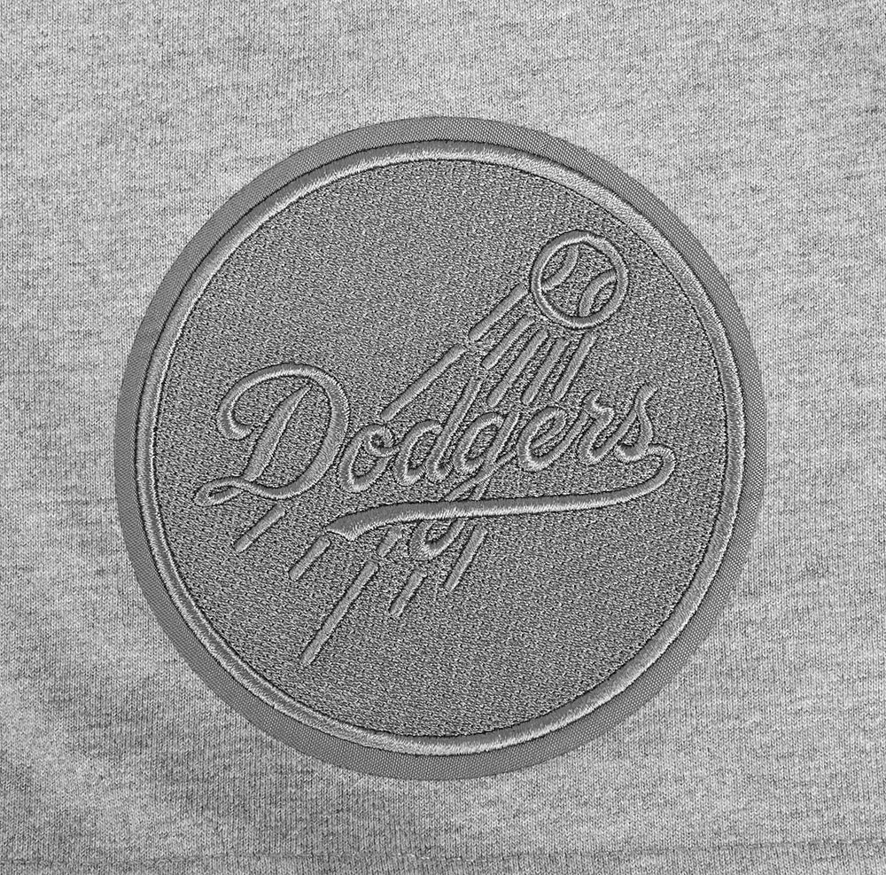 MLB LOS ANGELES DODGERS NEUTRAL MEN'S DROP SHOULDER TOP (DARK HEATHER GRAY) - Image 5