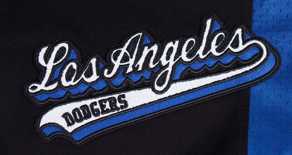 MLB LOS ANGELES DODGERS SCRIPT TAIL MEN'S DOUBLE KNIT 2.0 SHORT (BLACK/DODGER BLUE) - Image 7