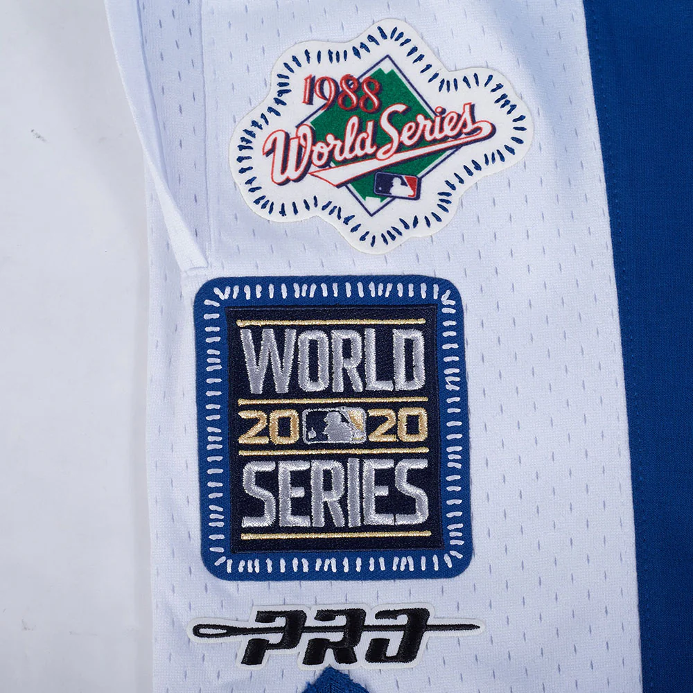 MLB LOS ANGELES DODGERS DIY PICK STITCH MEN'S DOUBLE KNIT 2.0 SHORT (DODGER BLUE) - Image 11