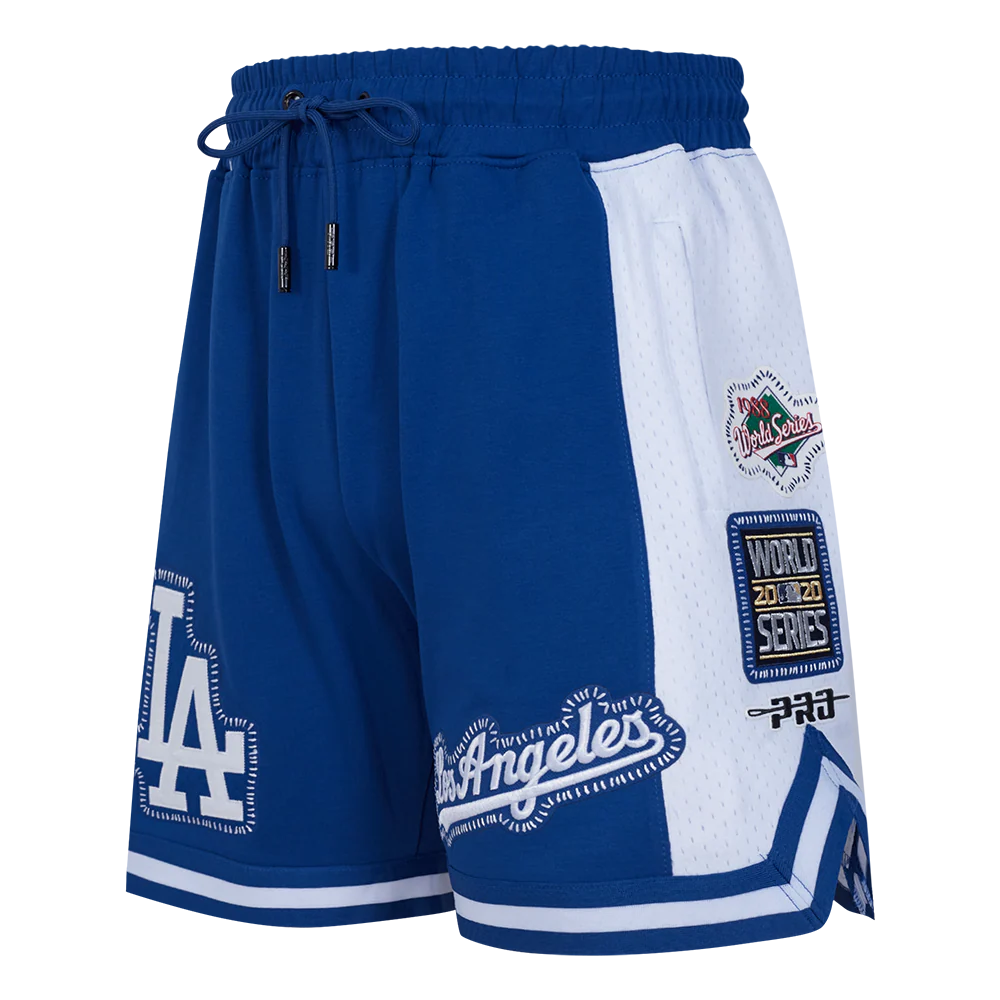 MLB LOS ANGELES DODGERS DIY PICK STITCH MEN'S DOUBLE KNIT 2.0 SHORT (DODGER BLUE) - Image 4