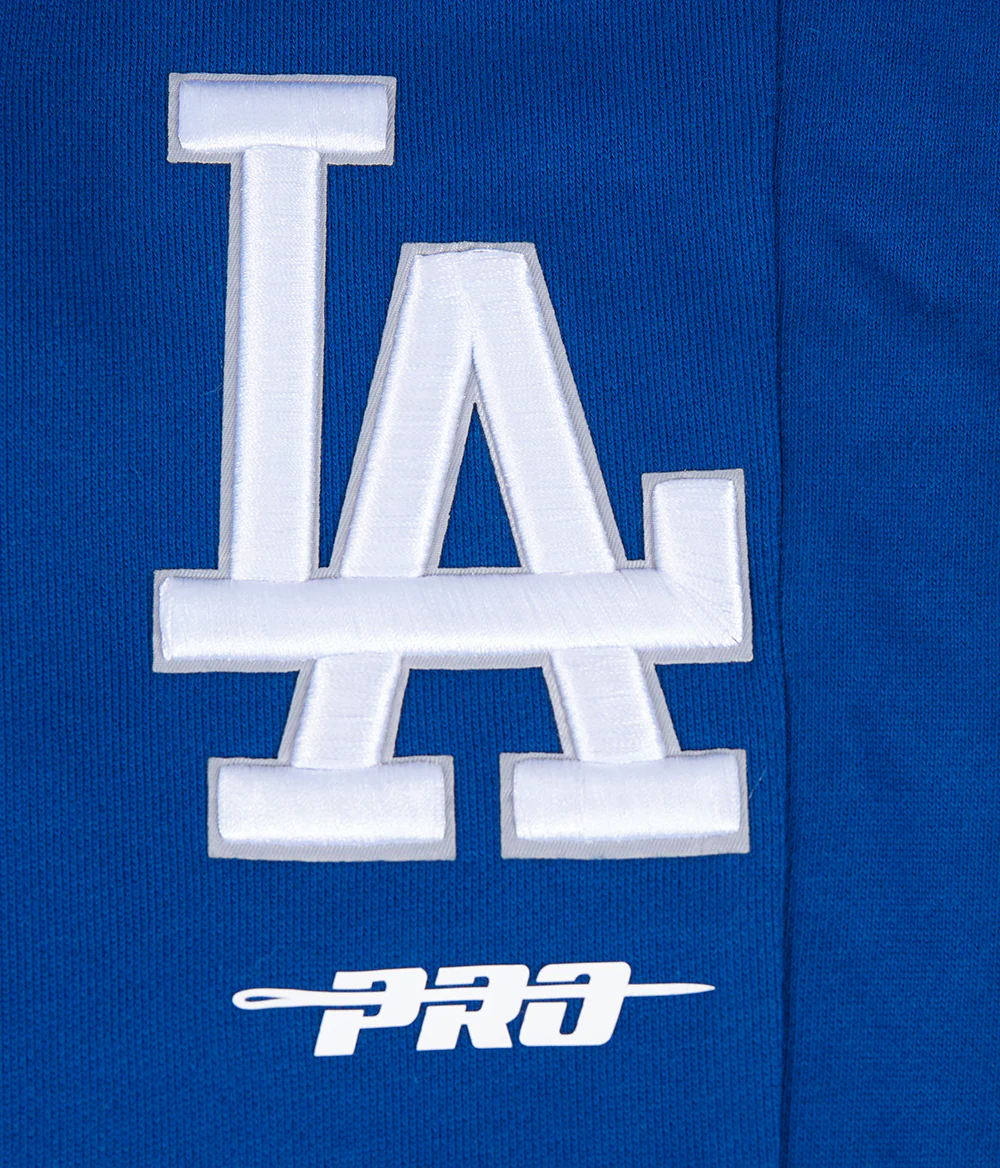 MLB LOS ANGELES DODGERS SCRIPT TAIL MEN'S RIB FLEECE SWEATPANT (DODGER BLUE) - Image 5